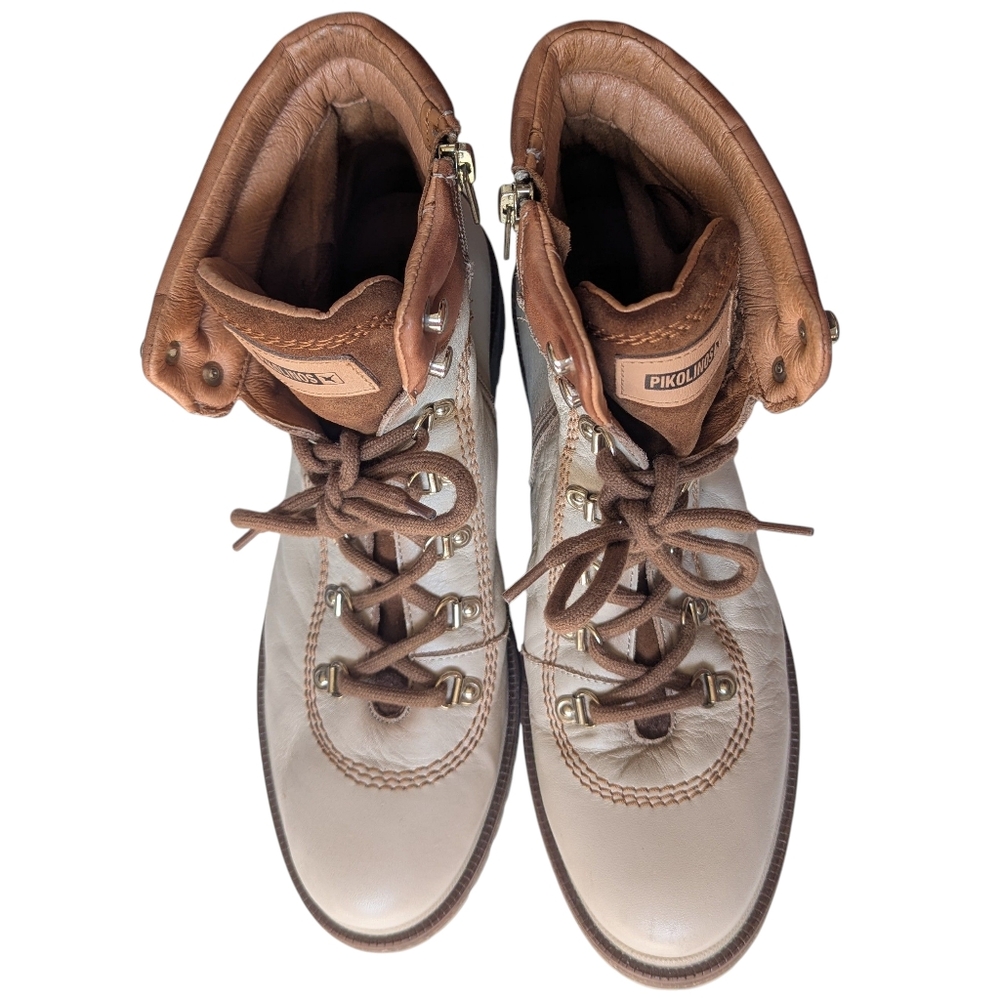 PIKOLINOS Aspe Lace Up Ankle Boot Marfil Women's, 41